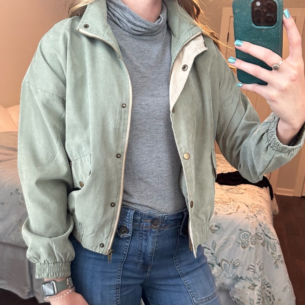 Mine | faux suede jacket